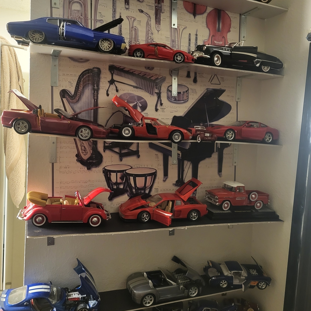 Red Diecast Model Car Collection